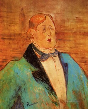  1895 Painting - portrait of oscar wilde 1895 Toulouse Lautrec Henri de